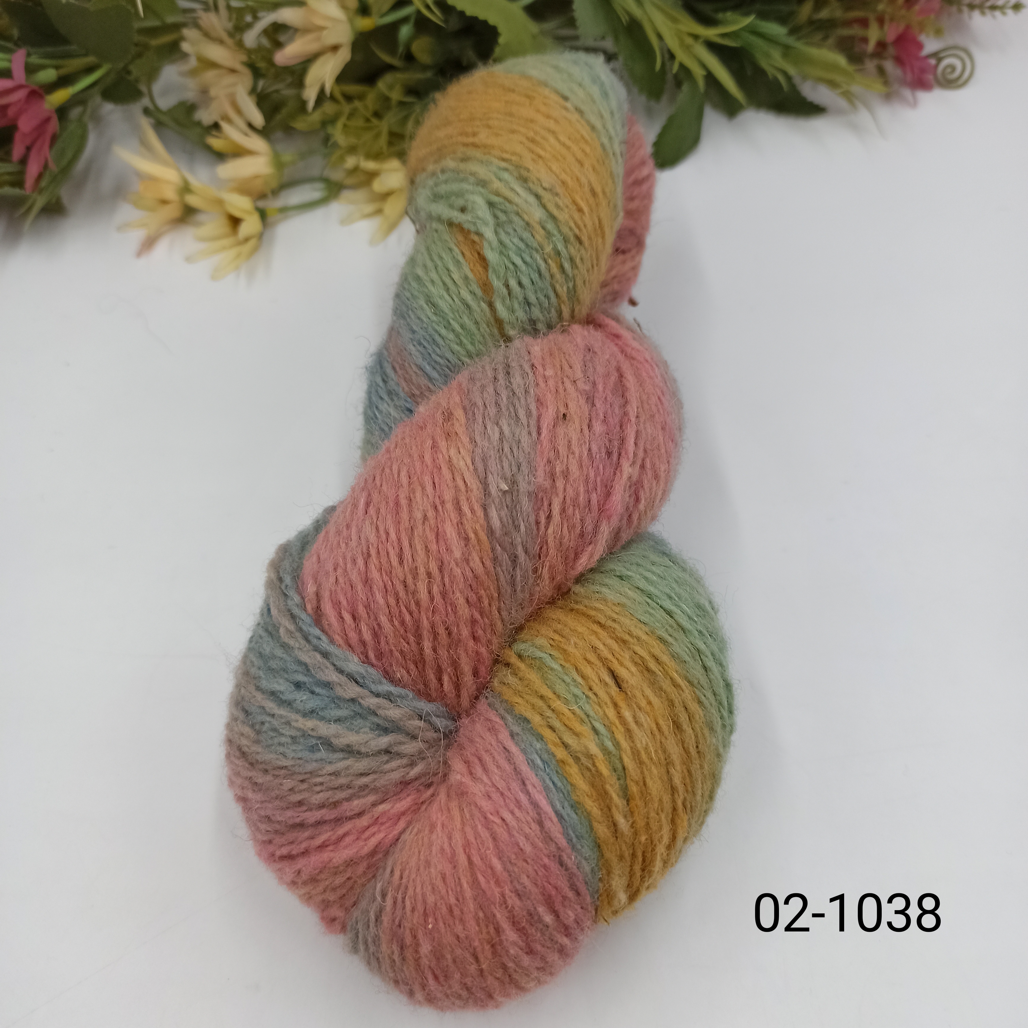 Дундага 6/2 шерсть секционного окрашивания 02-1038