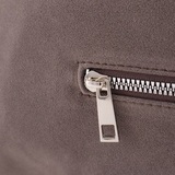 Сумка Саломея 2034 эко-замша серый шоколад