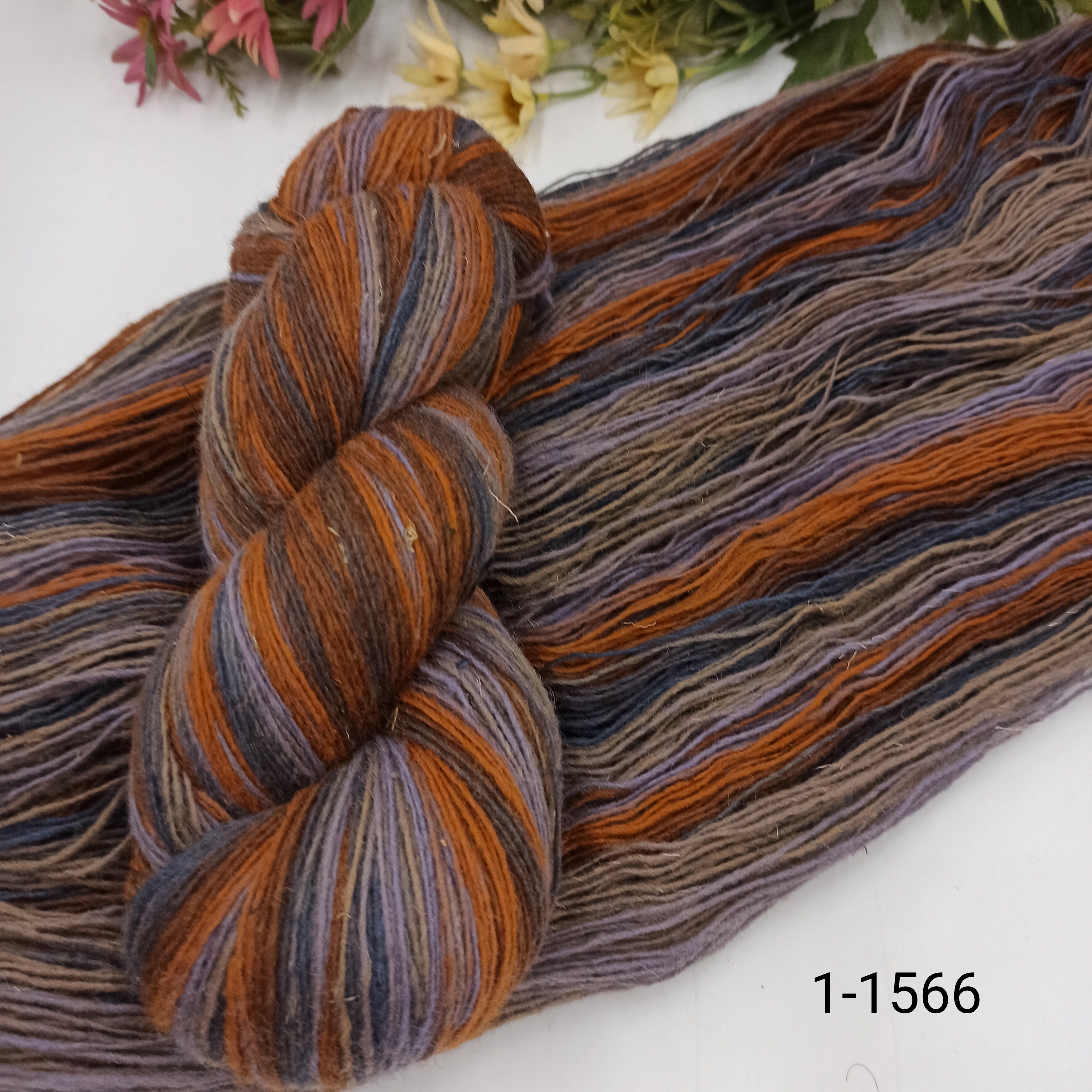 Дундага 6/1 шерсть секционного окрашивания 01-1566 420м/100гр