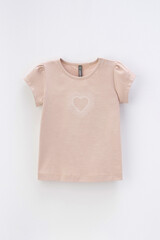 фуфайка  для девочки  КР 302219/бежевый к419