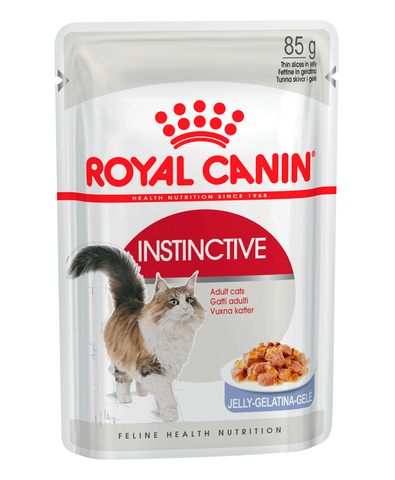 Royal Canin Instinctive пауч для кошек кусочки в желе мясо 85 г