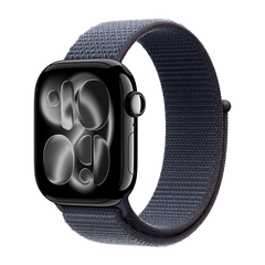 Умные часы Apple Watch Series 11 GPS, 42mm, Jet Black Aluminium Case with Anchor Blue Sport Loop