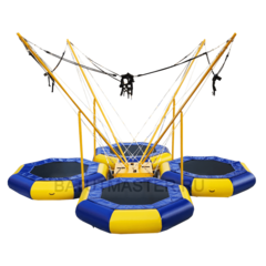 Батут-банджи «Полёт 4», 4-местный, 7,5×7,5×7 м