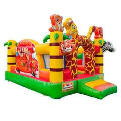 Коммерческий надувной батут «Сафари-экскурсия 2» 4x3.5x2,5 м