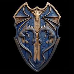 Силиконовый молд Щит Дракона