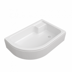 Поддон душевой 120х80 средний правый акриловый