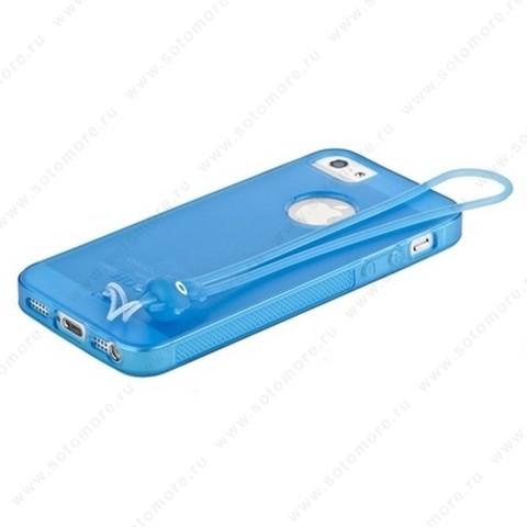 Накладка HOCO для iPhone SE/ 5s/ 5C/ 5 - HOCO Classic TPU crystal case Dark blue
