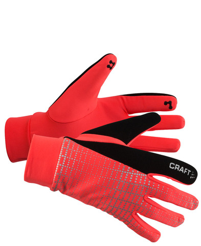 Беговые перчатки Craft Brilliant 2.0 Thermal Red