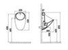 Писсуар Creavit TP635-00CB00E-0000 подвесной Белый