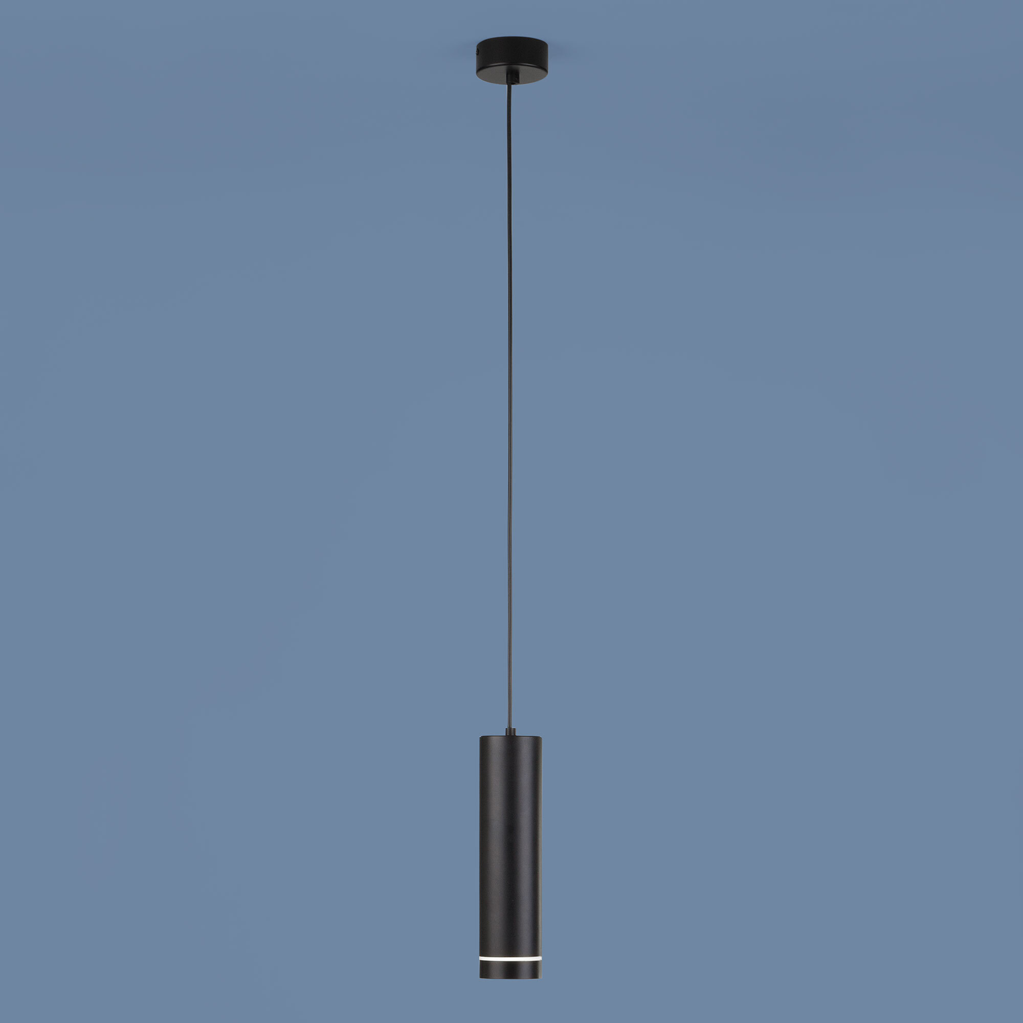 Подвесной светодиодный светильник Elektrostandard DLR023 12W черный матовый