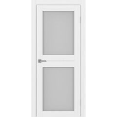 Купить Межкомнатная дверь экошпон Турин 520.212 белый лёд остеклённая