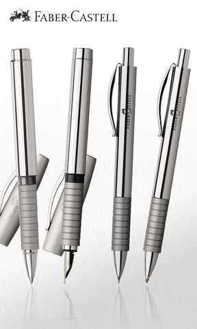 Карандаш механический Faber-Castell Basic Metal, Silver Shiny CT  (138471)