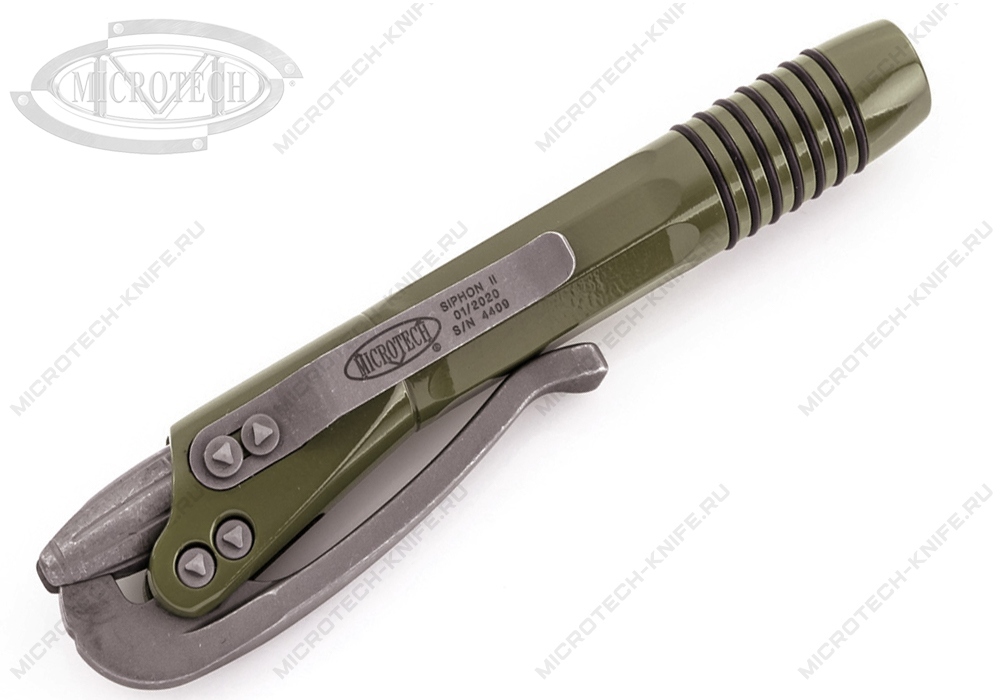 Тактическая ручка Microtech SIPHON II 401-SS-ODAP - фотография 