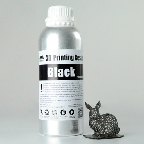 Фотополимер Wanhao, чёрный (1 л)