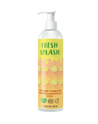 Fresh Splash Гель для умывания жирной и комбинированной кожи, 400 мл (Bio World)