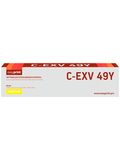 Тонер-картридж EasyPrint LC-EXV49Y для Canon iR ADVANCE C3320i, 3325i, 3330i, 3520i, 3525i, 3530i (19000 стр.) желтый