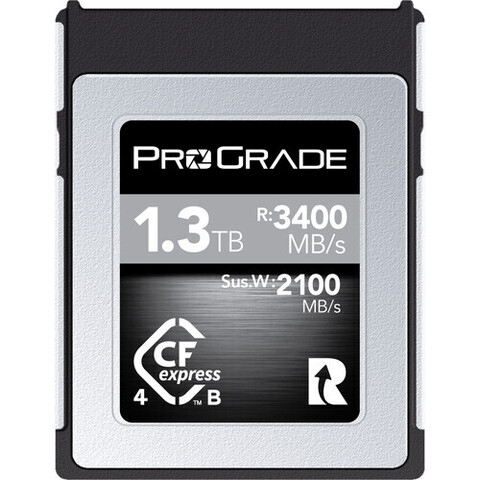Карта памяти ProGrade Cfexpress B 1.3TB Cobalt 3400/3000/2100 MB/s