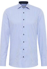 Сорочка мужская Eterna Slim Fit 8992-F140-16 в синюю полоску