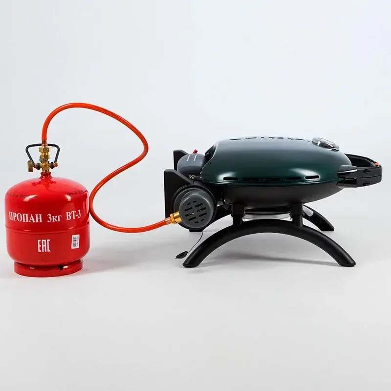 Гриль газовый O-GRILL 700T_bicolor_GREEN