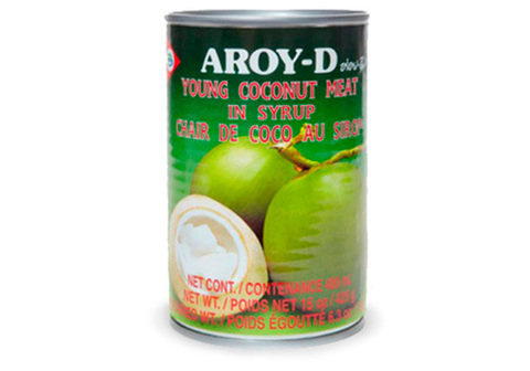 Мякоть молодого кокоса в сиропе "Aroy-D", 425г