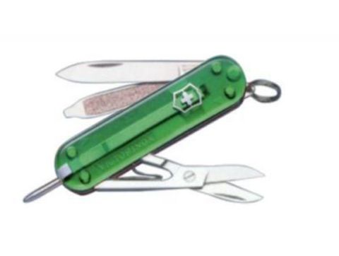 Нож-брелок Victorinox Manager, 58 mm, Translucent Green (0.6365.Т4)