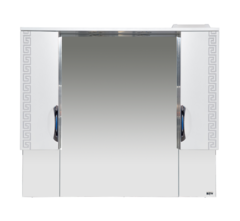 Зеркало-шкаф MISTY Престиж - 105 серебрянная патина