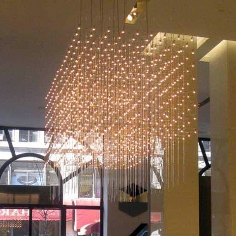 Люстра Cosmos Square Glass