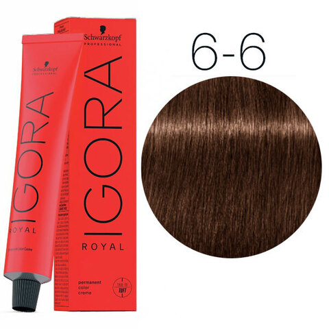 Schwarzkopf Igora Royal New 6-6 (Темный русый шоколадный) - Краска для волос