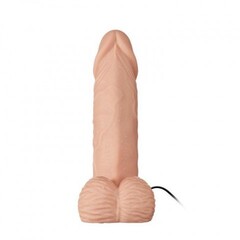 Страпон с вибрацией на трусиках с пультом управления (19,4×4,2 см)