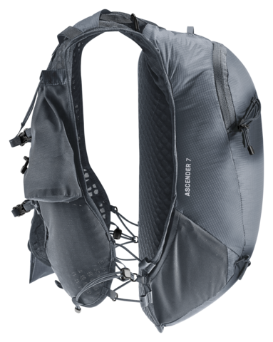 Картинка рюкзак беговой Deuter Ascender 7 Black - 6