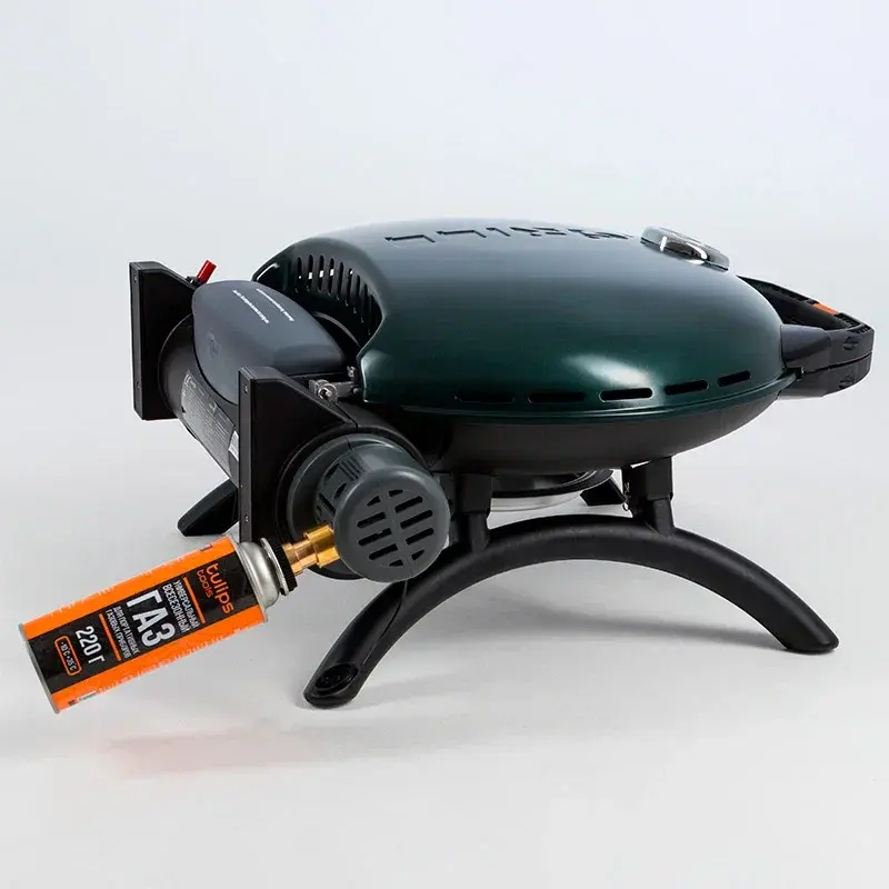 Гриль газовый O-GRILL 700T_bicolor_GREEN