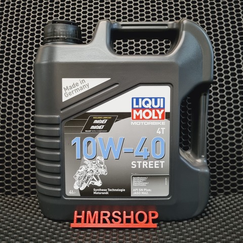 LiquiMoly Масло моторное 4T Street 10W40 4л 1243