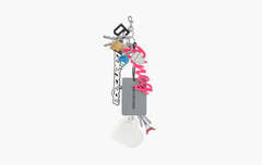Balenciaga Turner Keyring "Multicolored"