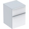 Шкафчик Geberit Smyle Square с двумя выдвижными ящиками: B=45см, H=60см, T=47см, Белый / Высокоглянцевое покрытие