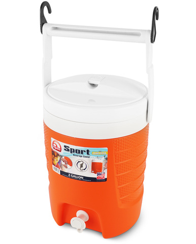 Изотермический пластиковый контейнер Igloo 2 Gal Sport Beverage Orange