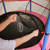 Батут детский DFC SMRKIDS 55" с сеткой, PINK фото №11