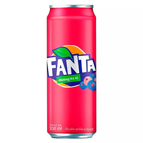 Газированный напиток Fanta Xaxi со вкусом смородины и голубики, 320 мл