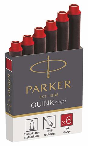 Картридж с чернилами Parker Quink MINI Z17, Red (S0767230)