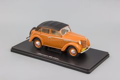 Moskvich-400-420A with awning brown 1:24 Legendary Soviet cars Hachette #72