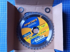 Диск пильный твёрдосплавный по дереву, ДСП ПРАКТИКА 190 х 30\20 мм, 40 зубов (030-412)