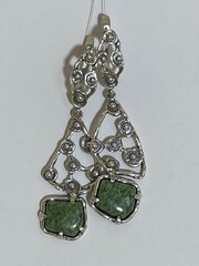 Джильда (серьги из серебра)
