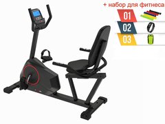 Горизонтальный электромагнитный велотренажер UnixFit BR-390E