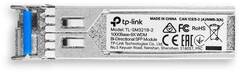TP-Link SM321B-2, 1000Base-BX WDM Двунаправленный SFP-модуль, TX: 1310 нм, RX: 1550 нм, 1 симплексный разъём LC, расстояние передачи до 2 км по кабелю SMF 9/125 мкм (одномодовое волокно)