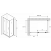 Abber Schwarzer Diamant AG301105-S705 Душевой уголок, 110x70x190