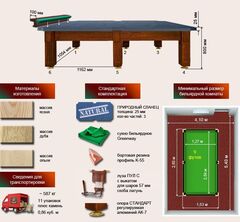 Бильярдный стол для пула 