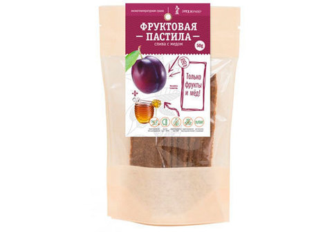 Пастила фруктовая "Слива с медом" ЭкоФермер, 50г