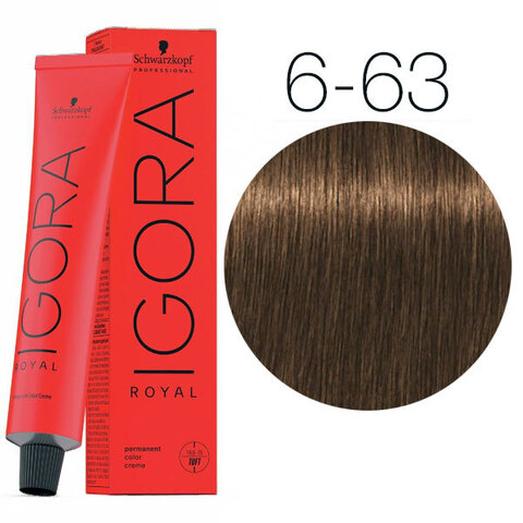 Schwarzkopf Igora Royal New 6-63 (Темный русый шоколадный матовый) - Краска для волос