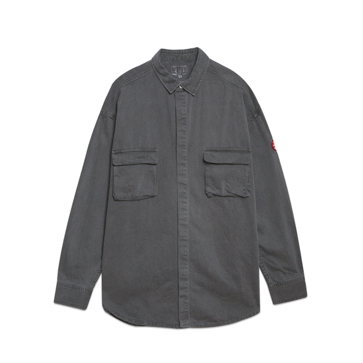 CAV EMPT OVERDYE COLOUR DENIM BIG SHIRT BELIEF MOSCOW