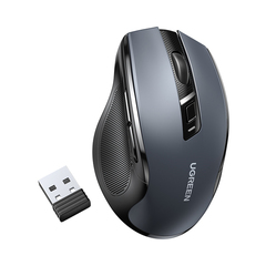 Мышка UGREEN Ergonomic Wireless Mouse 2.4G Wireless & Bluetooth черный MU006