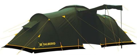 Картинка палатка кемпинговая Talberg base 4 зелёный - 1